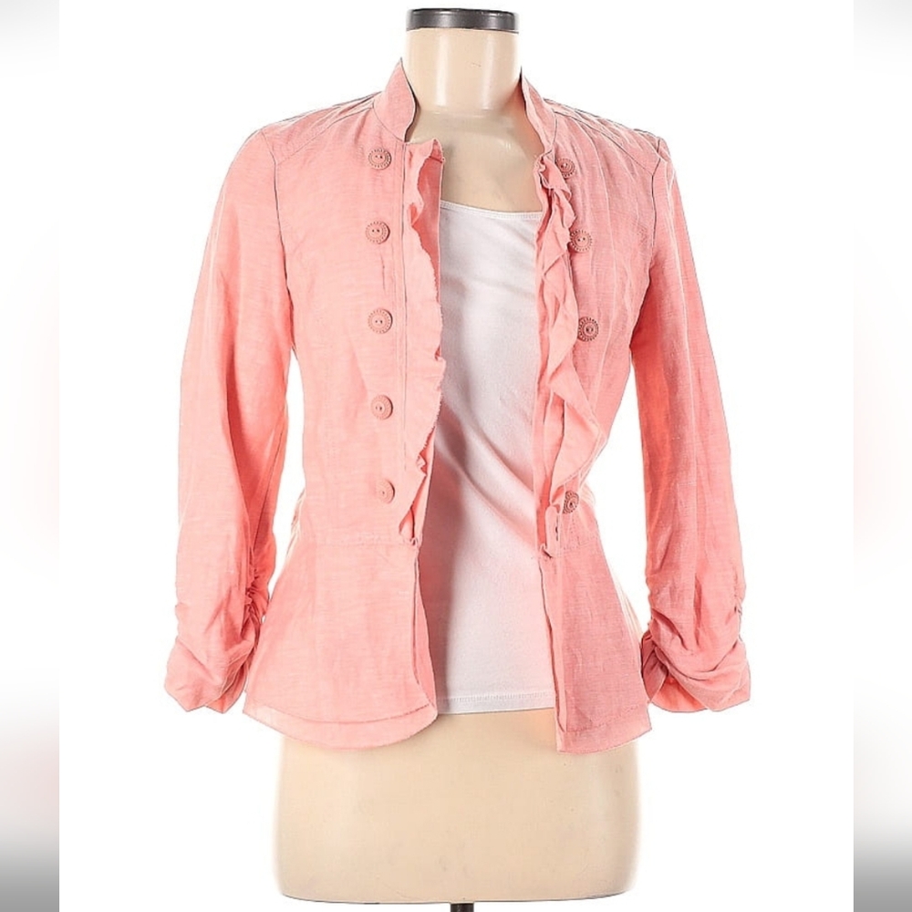 Maurices Peach Blazer, S/M